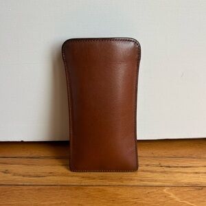 Vintage Coach Leather Eyeglass Soft Sleeve Slip